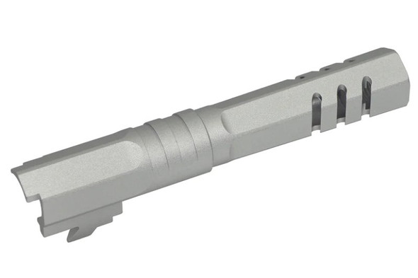 5KU Tokyo Marui Hi Capa 4.3 GBB Outer Barrel (Type 2, M11CW, Aluminum, Silver)