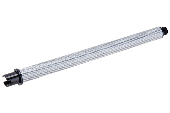 Dr. Black Tokyo Marui MWS GBBR Outer Barrel (Carbon Fiber, 10.5 inch) - Silver