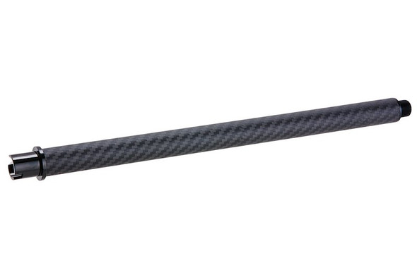Dr. Black Tokyo Marui MWS GBBR Outer Barrel (Carbon Fiber, 12 inch) - Black