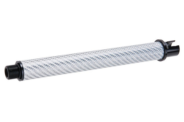 Dr. Black Tokyo Marui MWS GBBR Outer Barrel (Carbon Fiber, 7 inch) - Silver