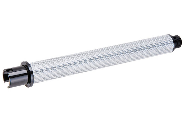Dr. Black Tokyo Marui MWS GBBR Outer Barrel (Carbon Fiber, 7 inch) - Silver