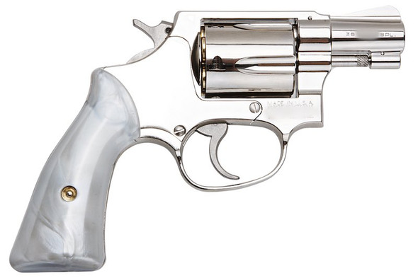 Tanaka S&W M36 2 inch Square Butt Travis Model - Nickel Finish Model Gun