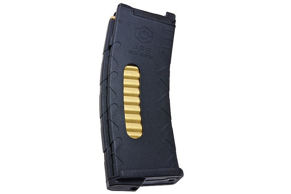APS GBox M4 Green Gas Magazine (36rounds Airsoft Magazine) - Black