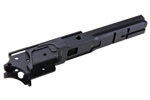 5KU Tokyo Marui Hi Capa GBB Middle Frame (4.3 inch, Aluminum Blank Marking w/ Rail Version, Black)