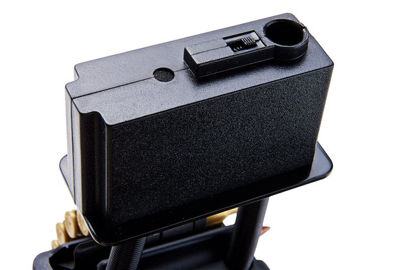 Battleaxe x T8 A&K M249 AEG Drum Magazine (2000 rds, Sound Control, Turbine System) - DD
