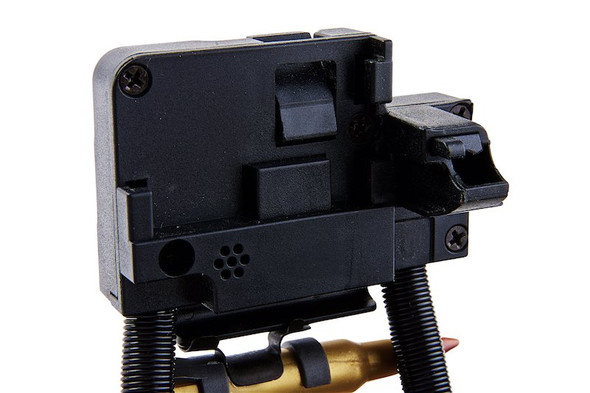 Battleaxe x T8 A&K MK46 Mod 0 Minimi AEG Drum Magazine (2000 rds, Sound Control, Turbine System) - TAN