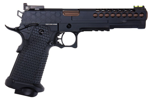 Golden Eagle Hi Capa Hexagon GBB Airsoft Pistol (CNC Aluminum Slide)(3609)