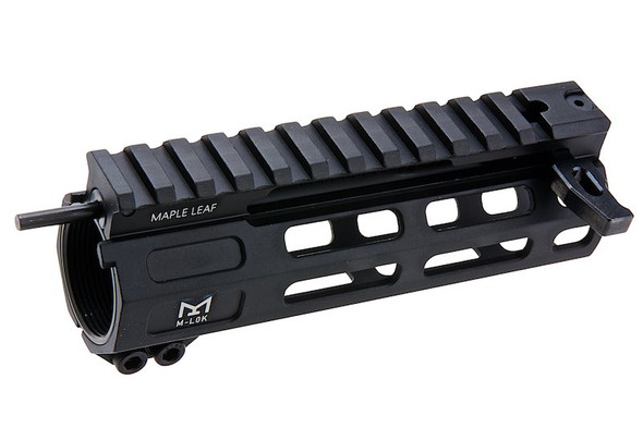 Maple Leaf 'Front Charging' M-Lok Handguard for WE / VFC / GHK M4 GBBR (CNC, 5.5 inch, Black)