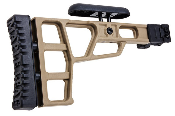 Maple Leaf MLC-S2 Tactical Folding Stock for VSR-10 & MLC-338 with Hinge - DE