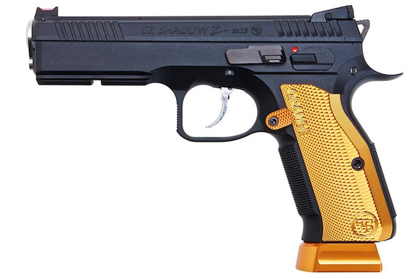 KJ Works CZ Shadow 2 CO2 Airsoft Pistols (ASG Licensed) - Orange