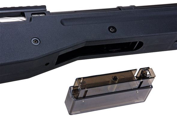 Novritsch SSG96 MK2 Airsoft Sniper Rifle - Black (Spring Power)