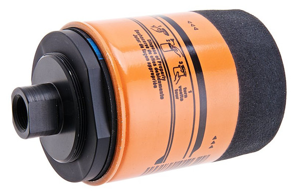 RJ Creations Oil Filter Mock Suppressor (F-Style with Black Tip, 14mm CCW) - Tracer Ready