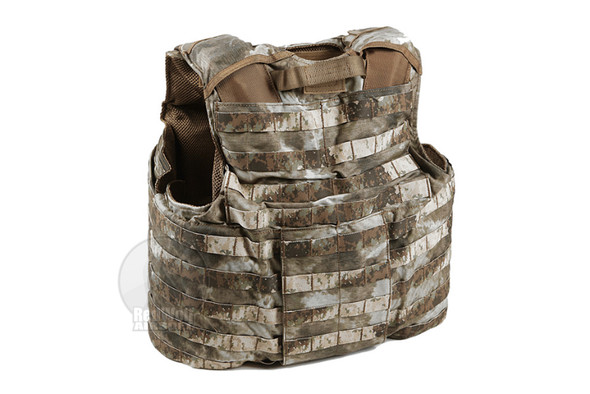 PANTAC Releaseable Molle Armor Land Version, Armor Cover Only (X-Large / A-TACS / Cordura) 