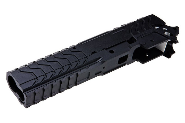 5KU Tokyo Marui Hi Capa GBB Aluminum Slide & Frame (Matrix Type) - Black
