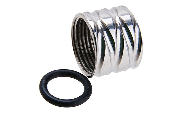 5KU Rhombus Threaded Protector - 14mm CCW - Silver
