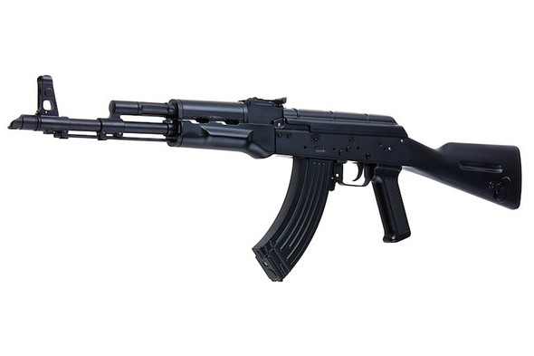 Blackcat Airsoft 1:2 Scale High Precision Mini Model Gun AK47 (Shell Ejection)  - Full Metal, Black