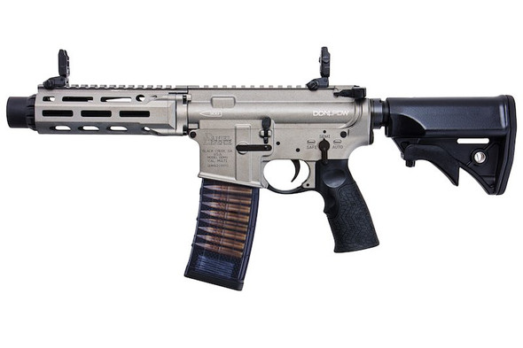 EMG Daniel Defense DDM4 PDW GBB Airsoft M4 Rifle (CYMA CGS System) - Silver