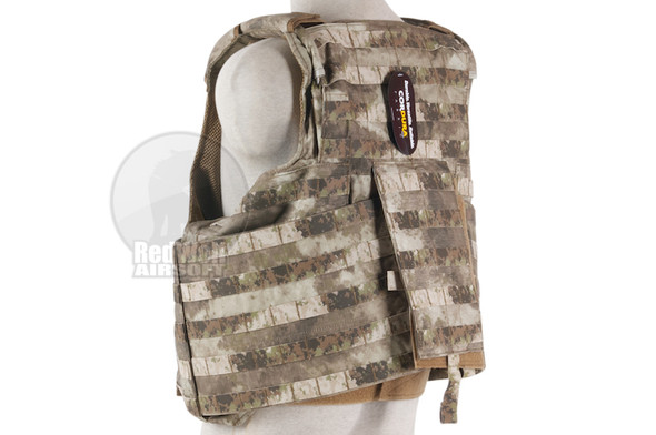 PANTAC Releaseable Molle Armor Land Version (Large / A-TACS / Cordura) 