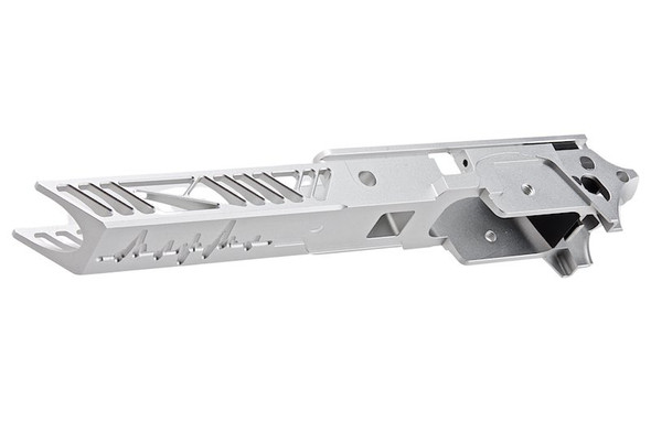 Dr. Black Tokyo Marui Hi Capa GBB Frame (CNC Aluminum, 4.3 inch, Type 1) - Silver