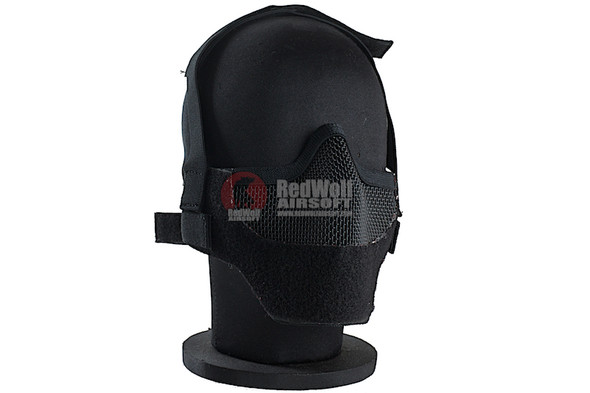 TMC Spartan Mesh Half Face Airsoft Mask (Black)