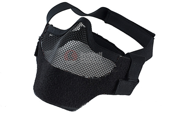 TMC Spartan Mesh Half Face Airsoft Mask (Black)