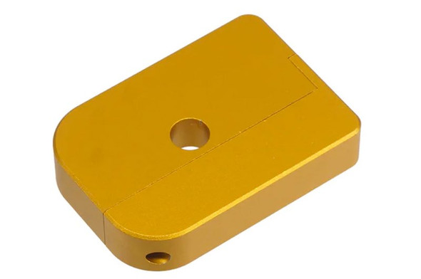AIP Tokyo Marui Hi Capa GBB Airsoft Puzzle Magazine Base (CNC Aluminum, Gold)