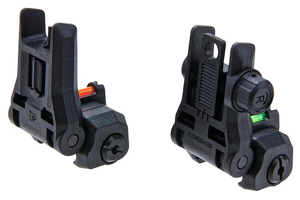 G&G Dual-Profile Fiber Optic Flip-up Sight