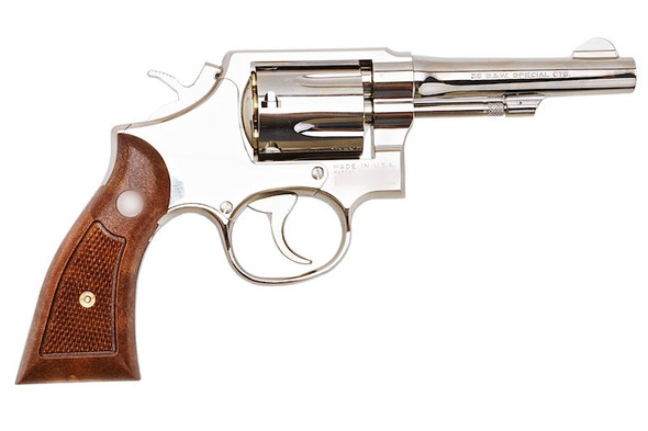 Tanaka S&W M10 Military & Police 4 inch Ver.3 Model Gun - Nickel Finish
