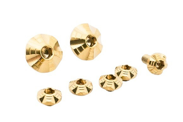 Dr. Black Custom Grip Screw Set for Aluminum Grip (7pcs/set) - Gold