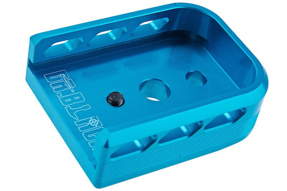 Dr. Black Tokyo Marui Hi Capa 5.1 GBB Magazine Base (Aluminum, Type B, Aqua)