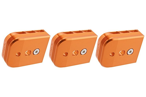 Dr. Black Tokyo Marui Hi Capa 5.1 GBB Magazine Base (Aluminum, Type B, Orange)