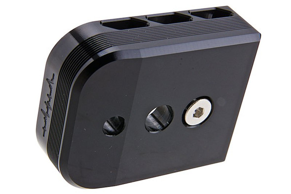 Dr. Black Tokyo Marui Hi Capa 5.1 GBB Magazine Base (Aluminum, Type B, Black)