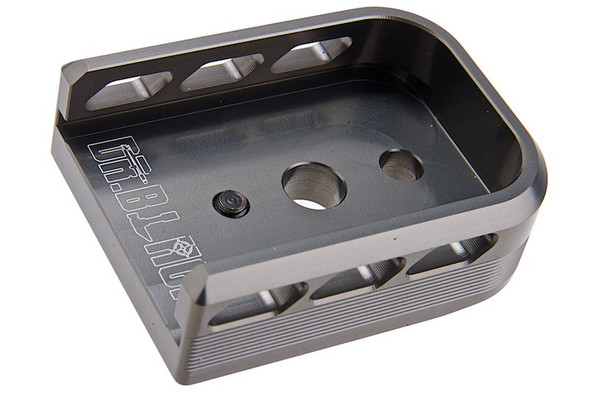 Dr. Black Tokyo Marui Hi Capa 5.1 GBB Magazine Base (Aluminum, Type B, Grey)