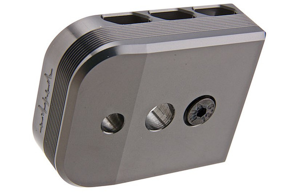 Dr. Black Tokyo Marui Hi Capa 5.1 GBB Magazine Base (Aluminum, Type B, Grey)