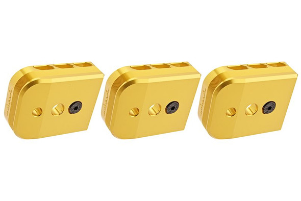 Dr. Black Tokyo Marui Hi Capa 5.1 GBB Magazine Base (Aluminum, Type B, Gold)