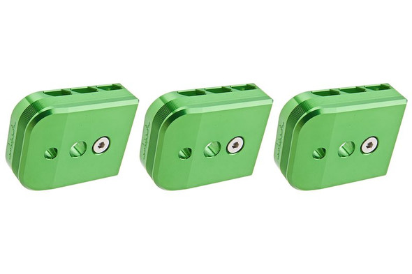 Dr. Black Tokyo Marui Hi Capa 5.1 GBB Magazine Base (Aluminum, Type B, Green)