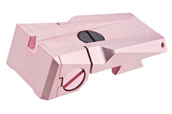 Dr. Black Tokyo Marui Hi Capa 5.1 GBB Rear Sight (Aluminum, Pink)