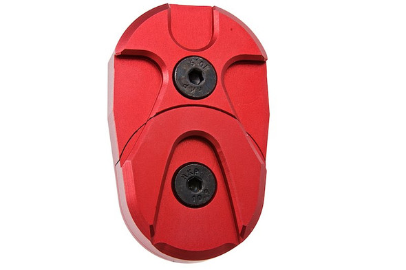 Dr. Black Folding Stock Adapter for AEG (CNC 6063 Aluminum, Red)