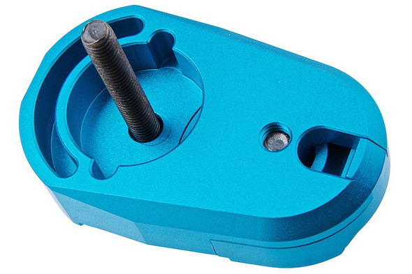 Dr. Black Folding Stock Adapter for AEG (CNC 6063 Aluminum, Aqua)