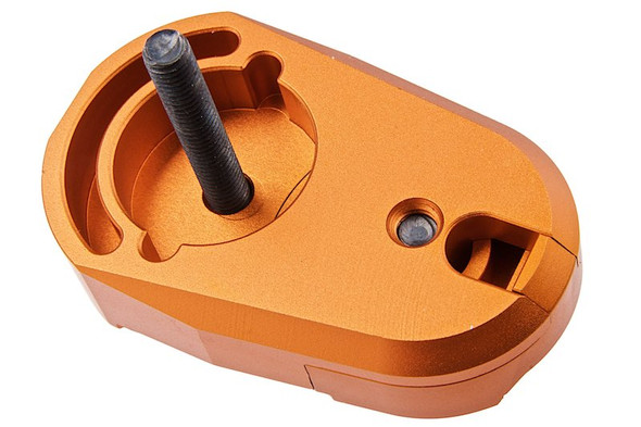 Dr. Black Folding Stock Adapter for AEG (CNC 6063 Aluminum, Orange)