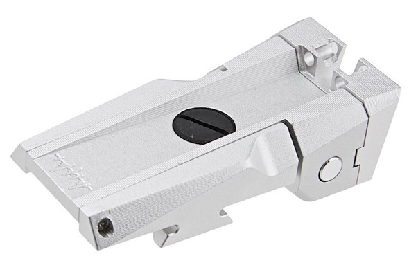 Dr. Black Tokyo Marui Hi Capa 5.1 GBB Fiber Optic Rear Sight (Aluminum, Silver)