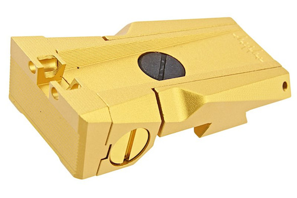 Dr. Black Tokyo Marui Hi Capa 5.1 GBB Fiber Optic Rear Sight (Aluminum, Gold)