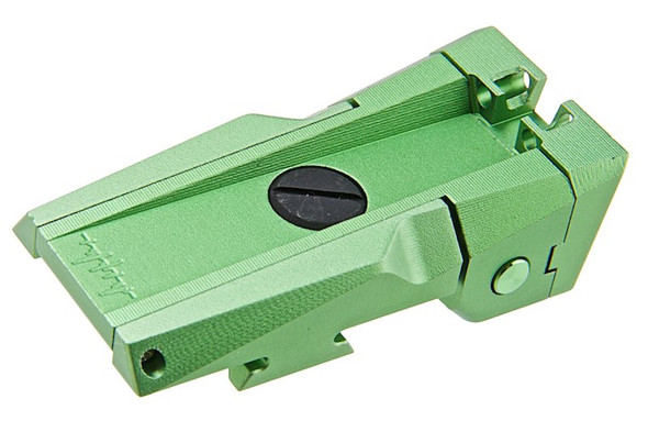 Dr. Black Tokyo Marui Hi Capa 5.1 GBB Fiber Optic Rear Sight (Aluminum, Green)