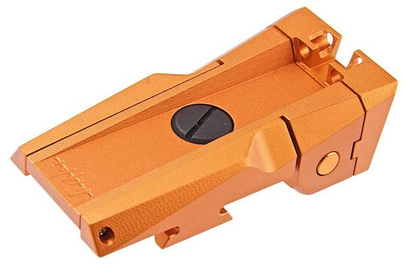 Dr. Black Tokyo Marui Hi Capa 5.1 GBB Fiber Optic Rear Sight (Aluminum, Orange)