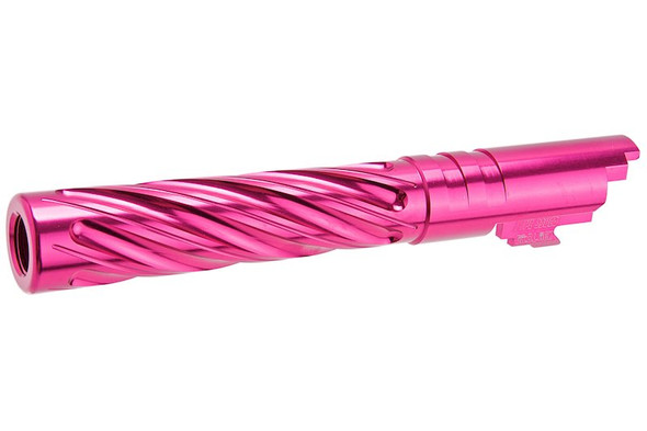 Dr. Black Hi-Capa 5.1 GBB Outer Barrel (Type -Spiral Storm,  6063 Aluminum, Magenta)