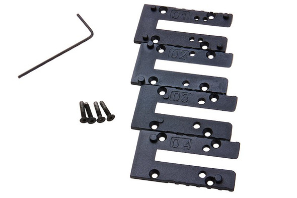 GHK MOS Reflex Sight Adapter Set for Umarex / GHK Glock MOS Model (Glock 17 Gen 5 MOS)