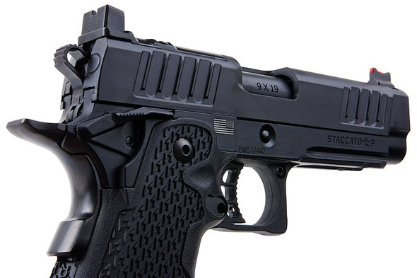 EMG Staccato Licensed P 2011 GBB Airsoft Pistol (Model: VIP Grip / Standard / Green Gas)