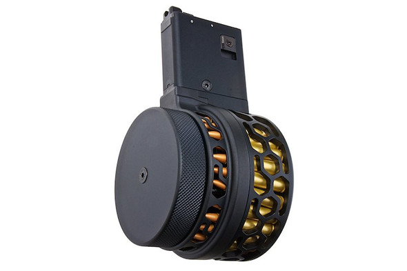 Dytac Tokyo Marui MWS M4 GBB Xmag Green Gas Drum Mag (100 rounds Airsoft Magazine)