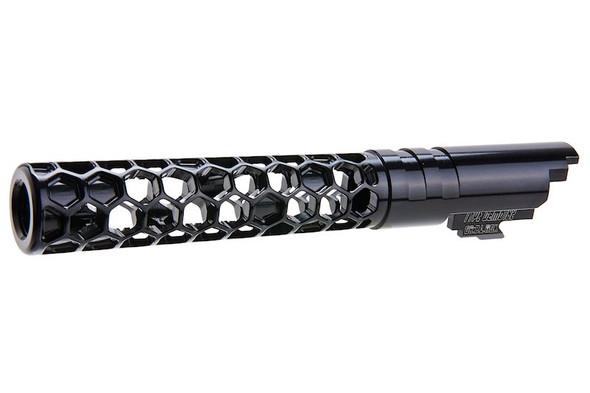 Dr. Black Hi-Capa 5.1 GBB Outer Barrel (Type -Favos, 6063 Aluminum, Black)
