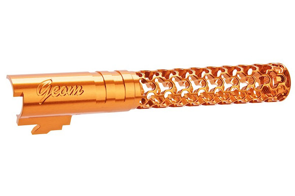 Dr. Black Hi-Capa 5.1 GBB Outer Barrel (Type -Geom, 6063 Aluminum, Orange)